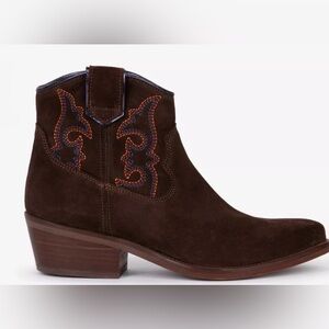 Cassidy Suede Embroidered Boot